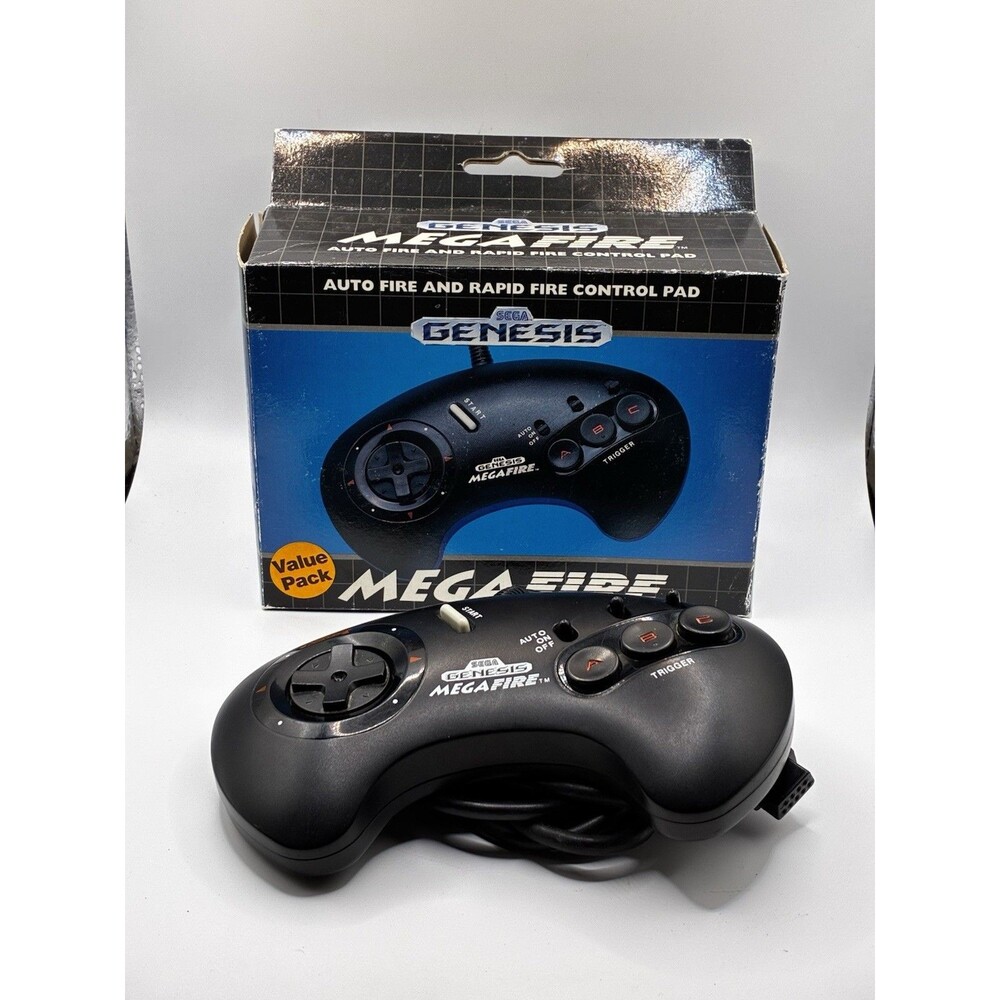 Sega Genesis Mega Fire Controller With Box
